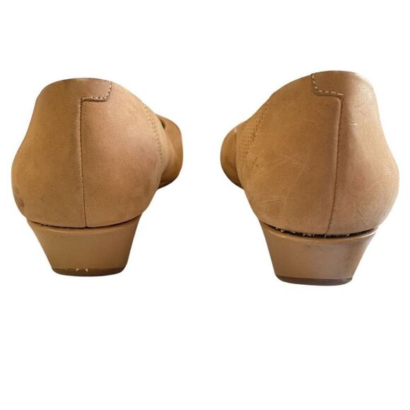 EASY SPIRIT Dalee Wedge Pumps in Breathable Natural Tan, Size 9.5 - Picture 6 of 9